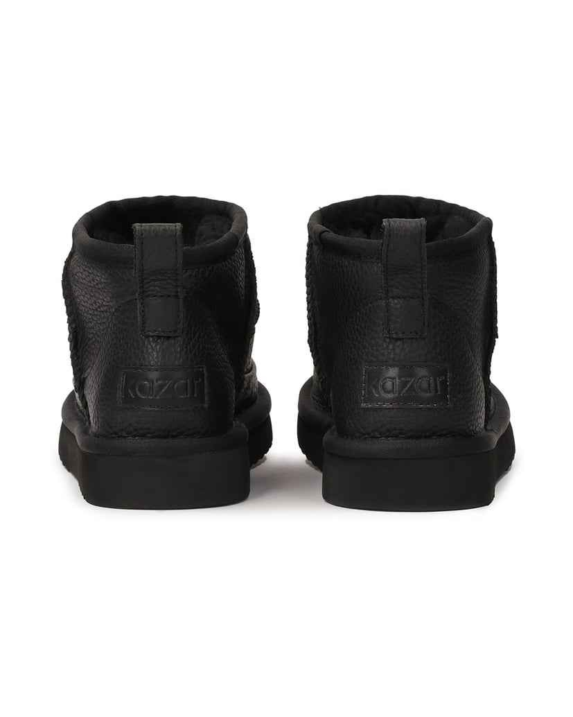 Kazar-Schneestiefel-aus-Leder-mit-Wollisolierung-schwarz