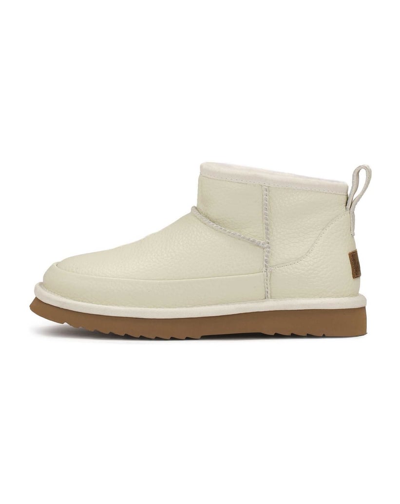 Kazar-Schneestiefel-aus-Leder-mit-Wolle-weiss