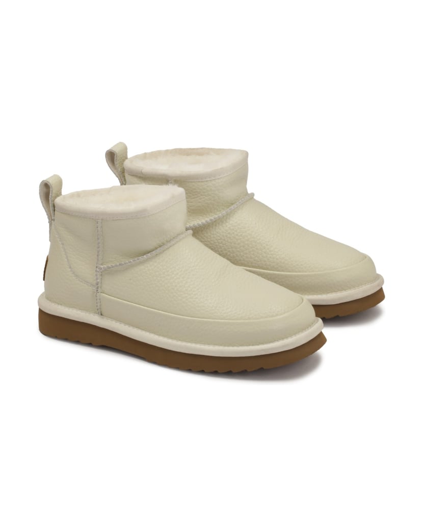 Kazar-Schneestiefel-aus-Leder-mit-Wolle-weiss