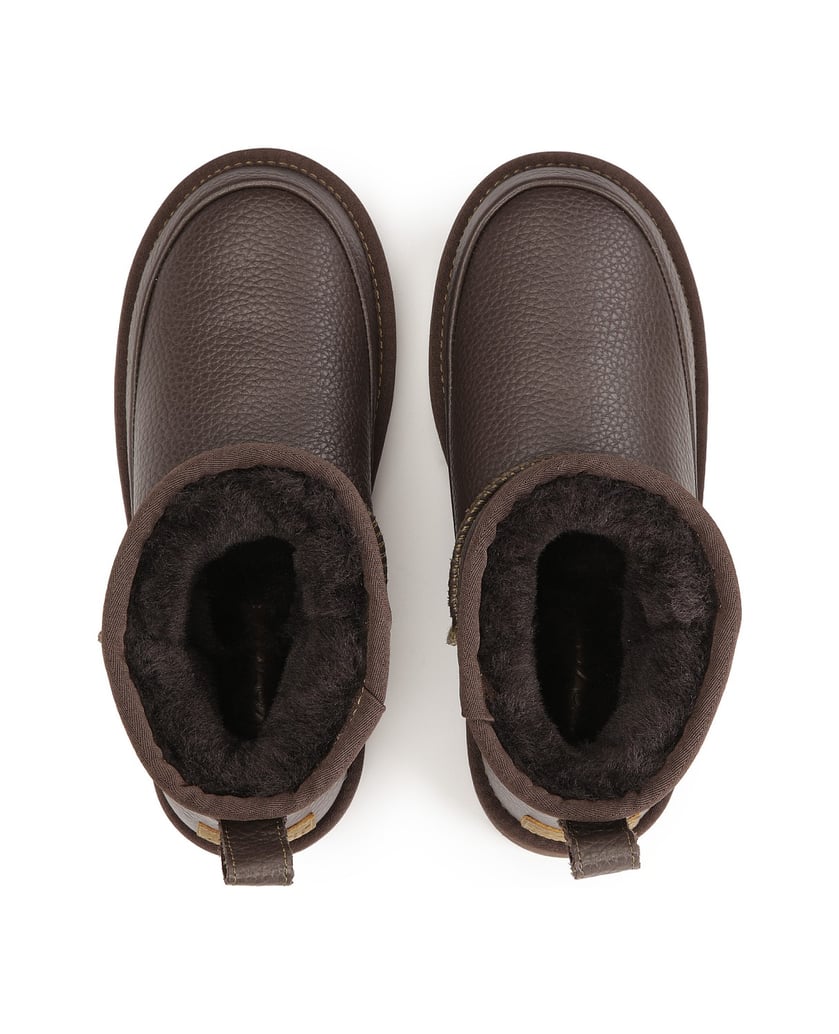 Kazar-Schneestiefel-aus-Leder-mit-Wollisolierung-dunkelbraun