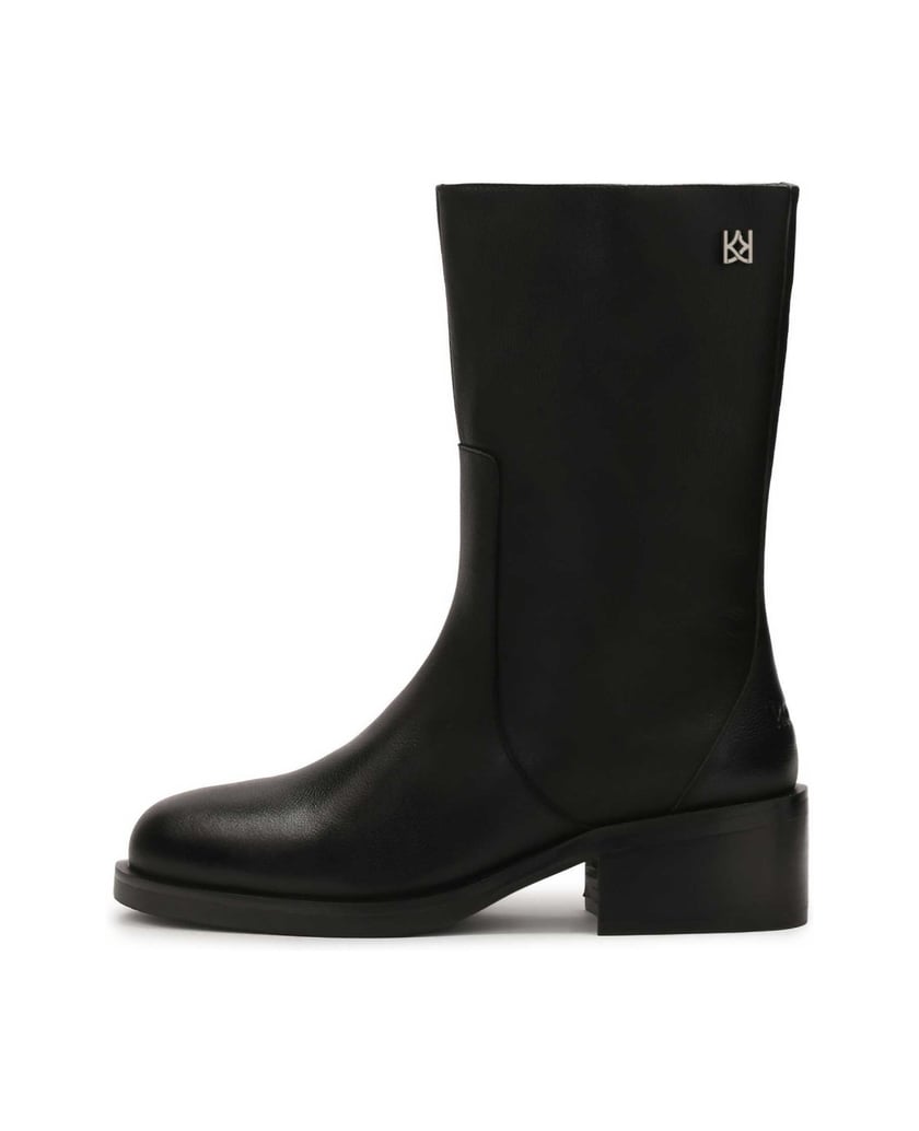 Kazar-Stiefel-aus-Leder-mit-weitem-Schaft-zum-Hineinschlüpfen-schwarz
