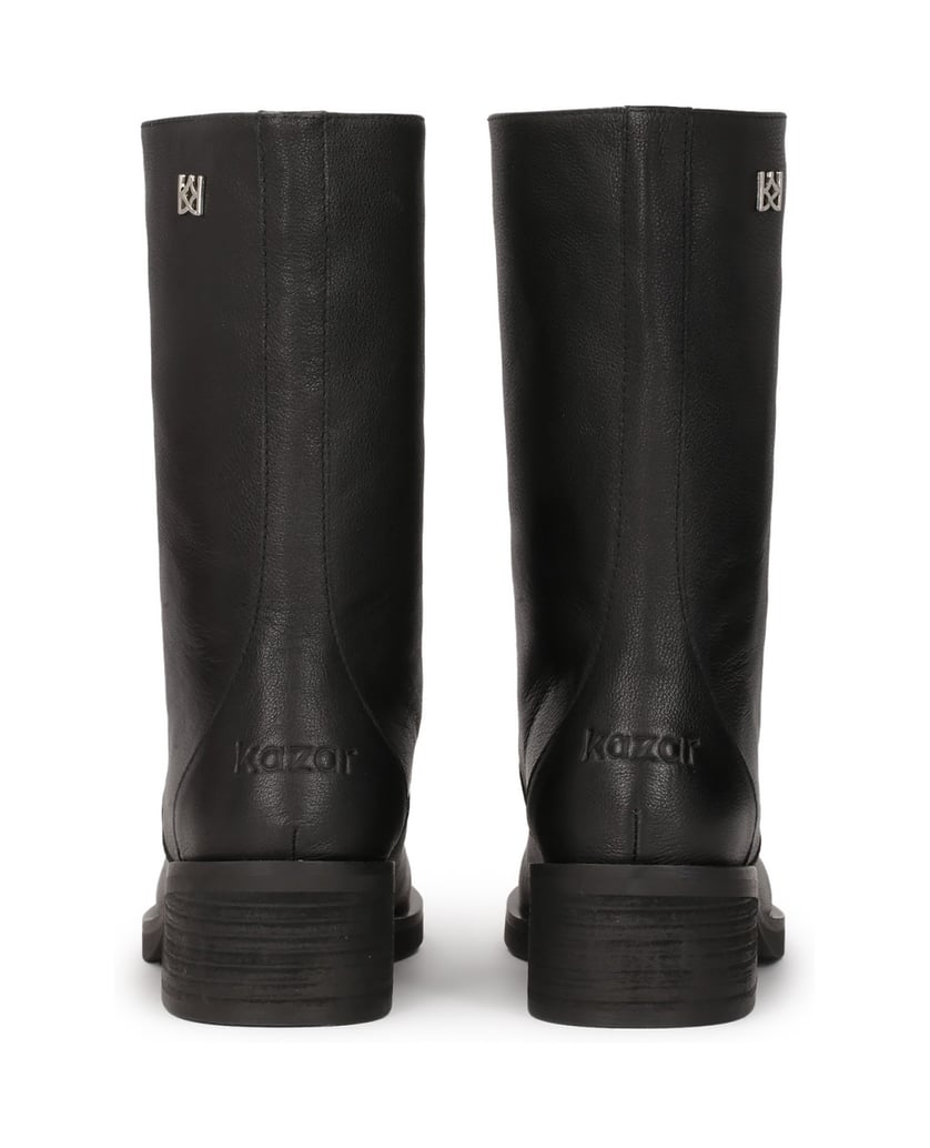 Kazar-Stiefel-aus-Leder-mit-weitem-Schaft-zum-Hineinschlüpfen-schwarz