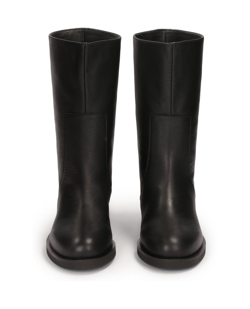 Kazar-Stiefel-aus-Leder-mit-weitem-Schaft-zum-Hineinschlüpfen-schwarz