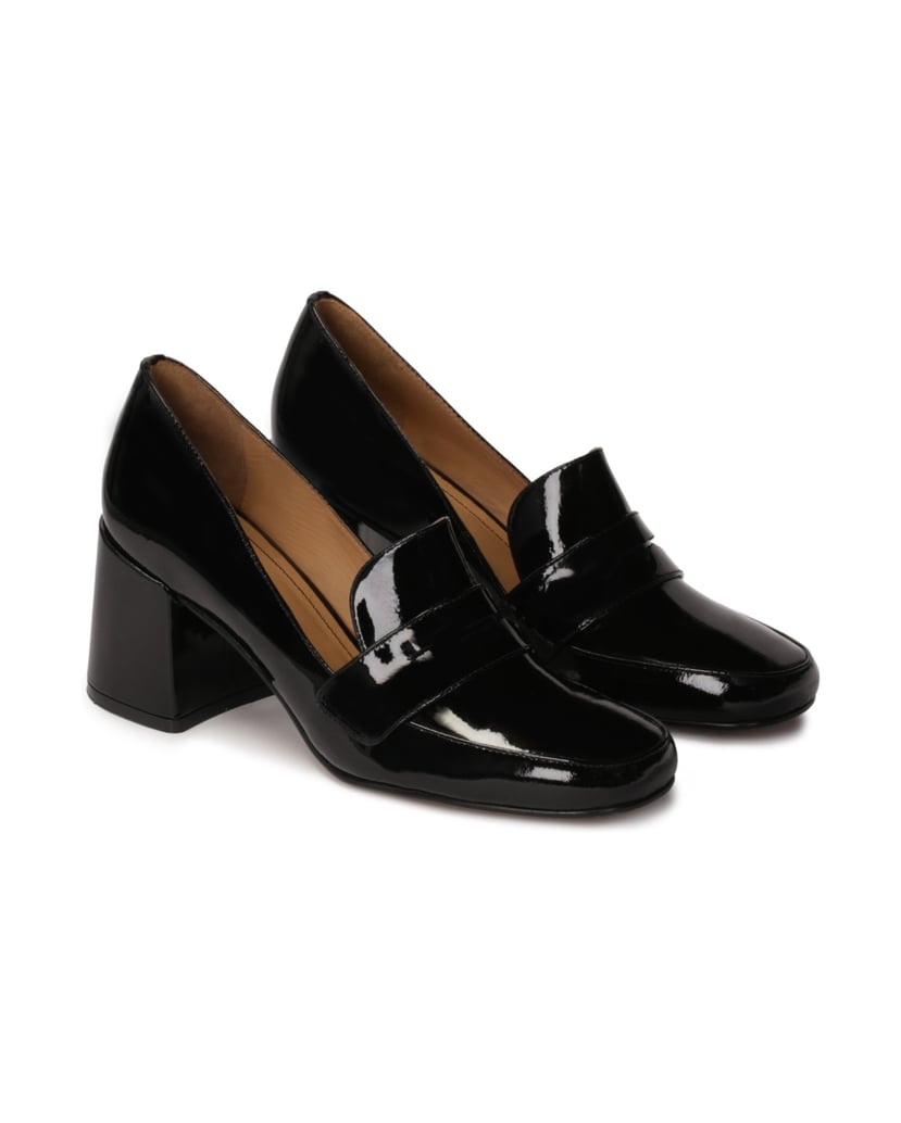 Kazar-Lacklederpumps-an-einer-Stange-schwarz