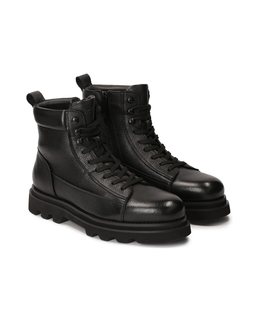 Kazar-Klassische-schwarze-isolierte-Stiefel-schwarz