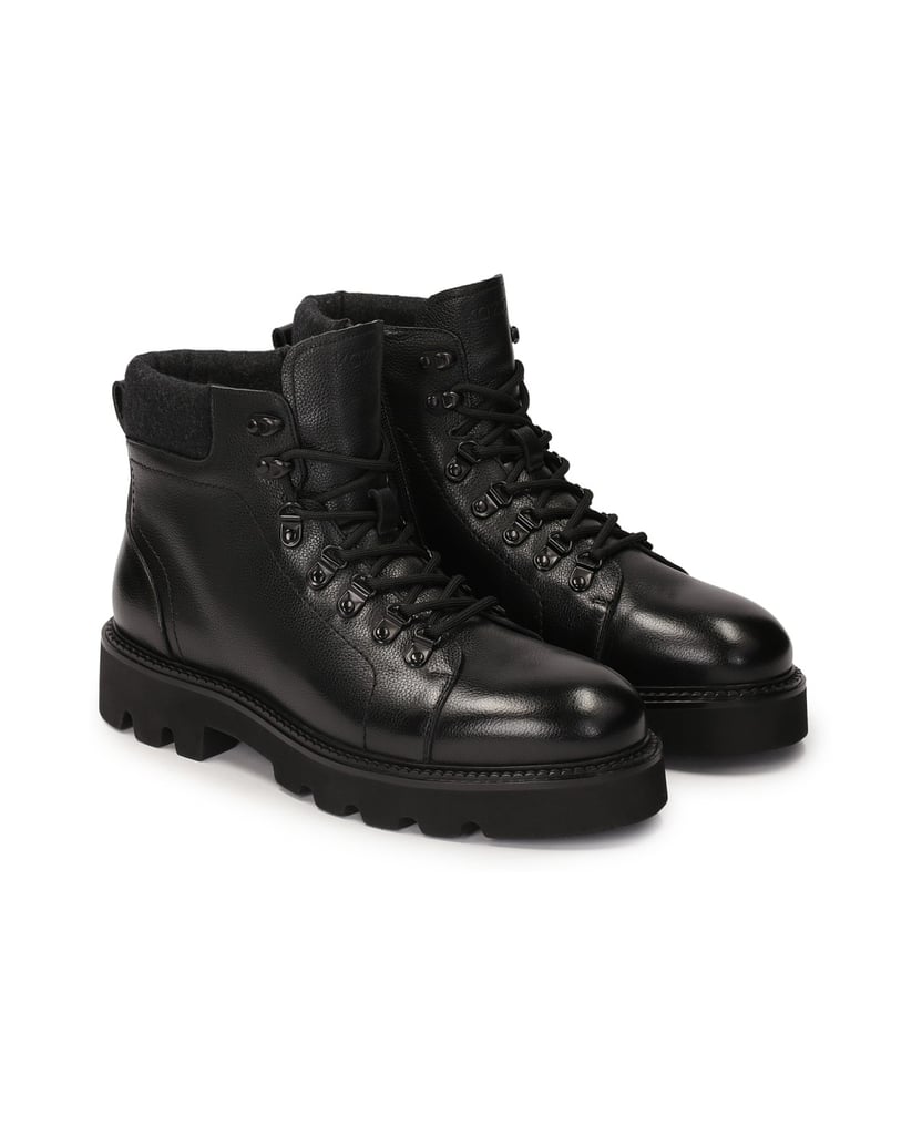Kazar-Allzweckstiefel-für-Männer,-schwarz,-isoliert-schwarz