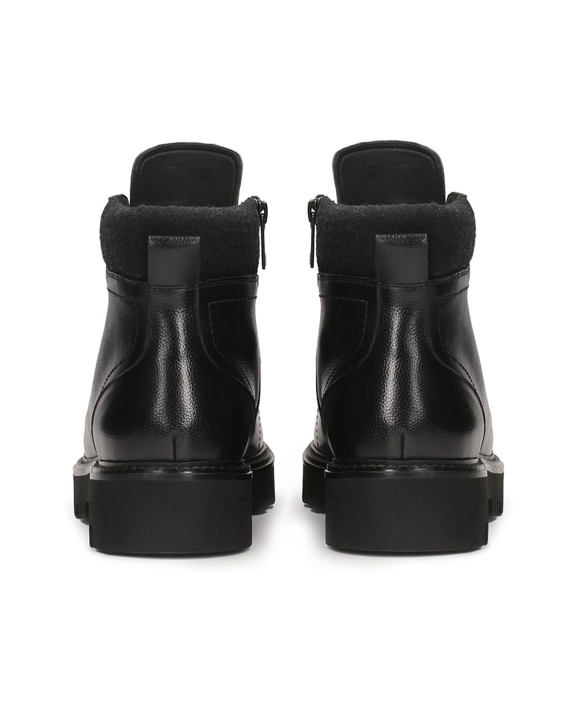 Kazar-Allzweckstiefel-für-Männer,-schwarz,-isoliert-schwarz