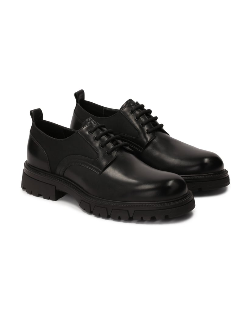 Kazar-Schwarze-Freizeitschuhe-aus-kombinierten-Materialien-schwarz