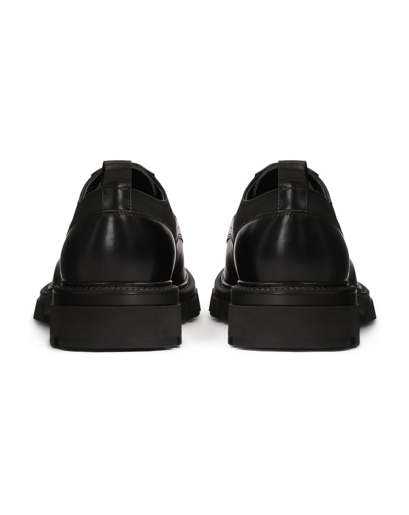 Kazar-Schwarze-Freizeitschuhe-aus-kombinierten-Materialien-schwarz