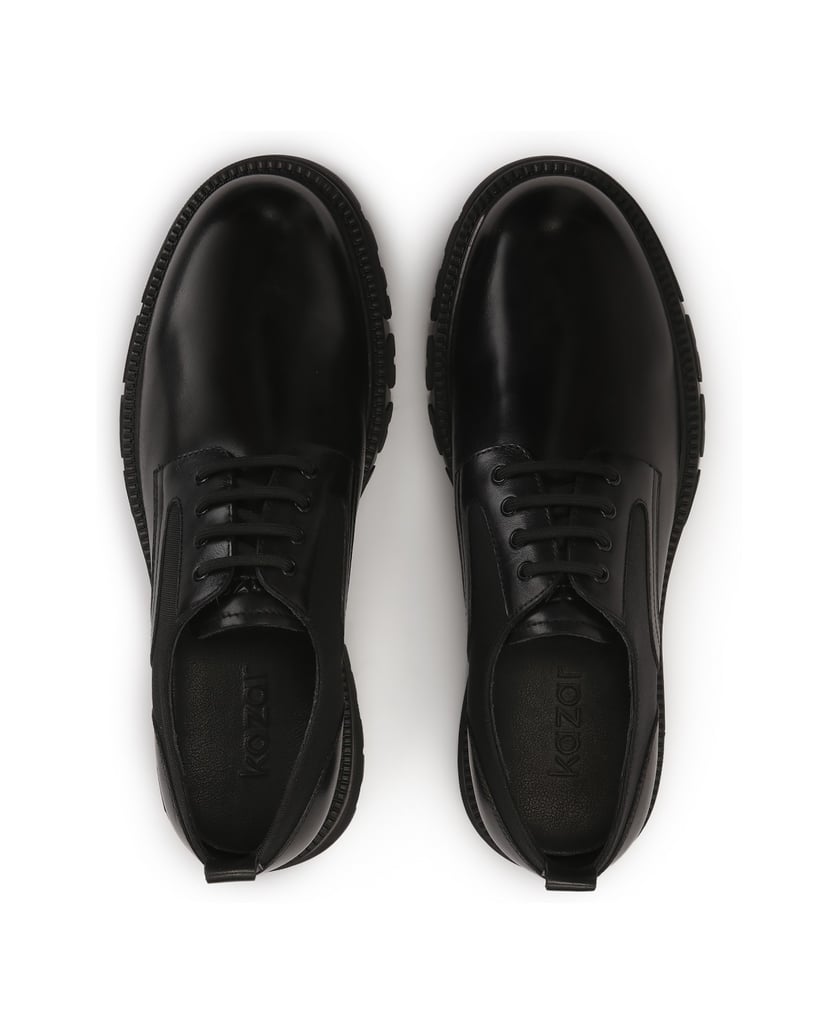 Kazar-Schwarze-Freizeitschuhe-aus-kombinierten-Materialien-schwarz