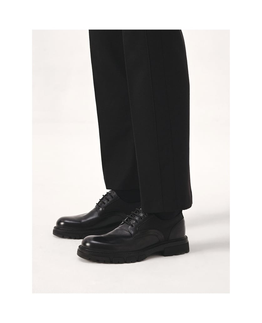 Kazar-Schwarze-Freizeitschuhe-aus-kombinierten-Materialien-schwarz