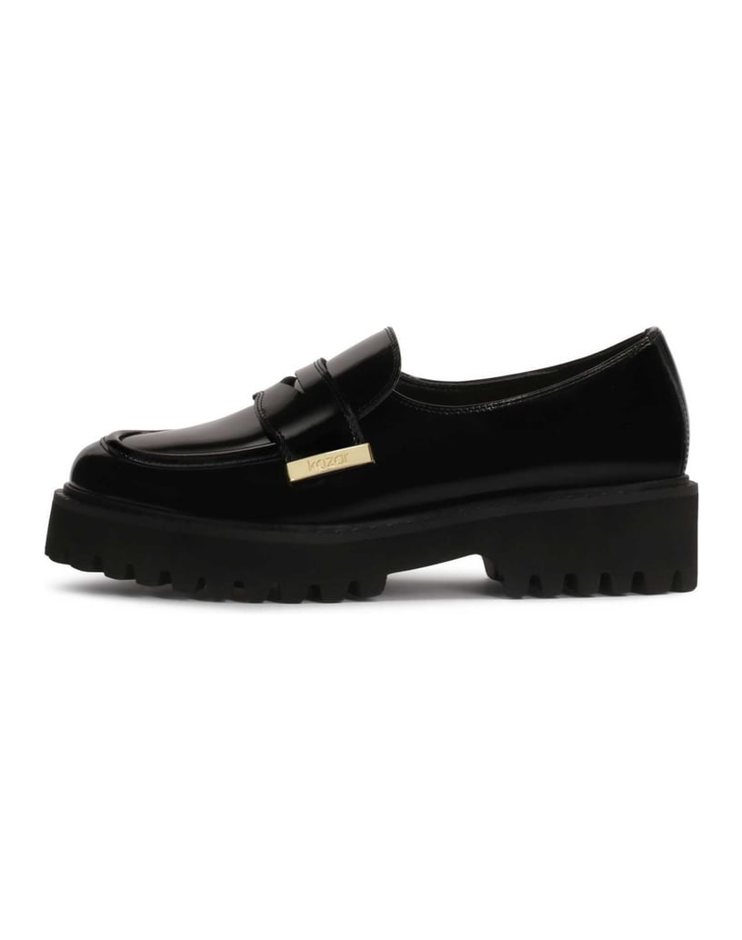 Kazar-Schwarze-Schuhe-mit-Laufsohle-schwarz