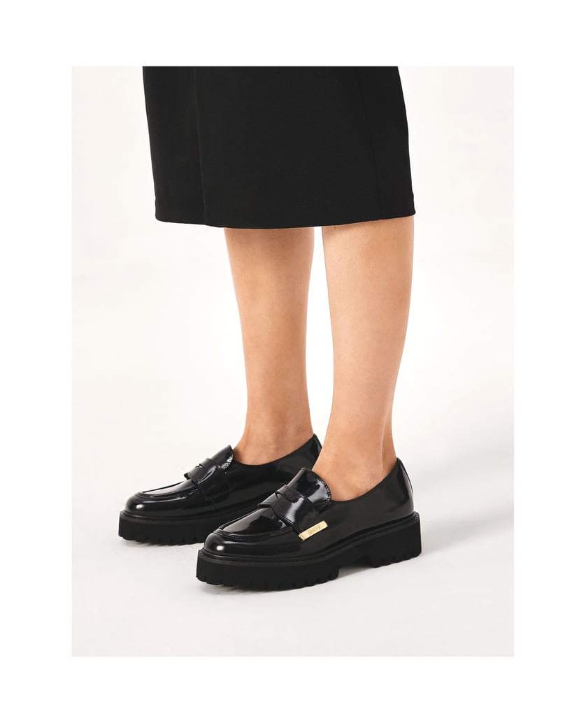 Kazar-Schwarze-Schuhe-mit-Laufsohle-schwarz