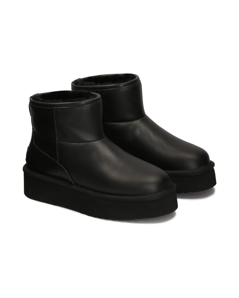 Kazar-Schneestiefel-aus-Leder-mit-Wollisolierung-schwarz