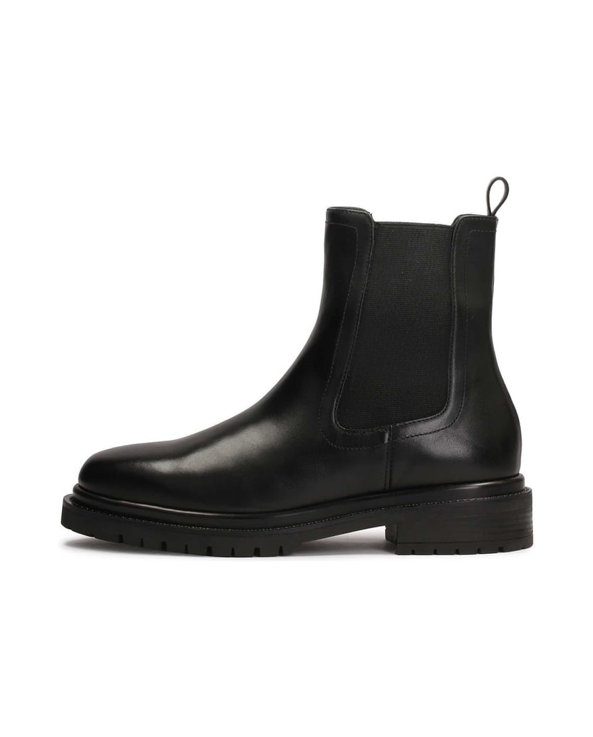 Kazar-Zeitlose-schwarzfarbene-Chelsea-Stiefel-schwarz