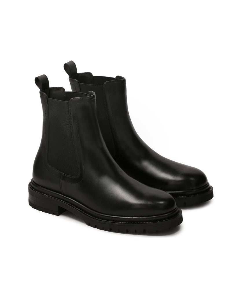 Kazar-Zeitlose-schwarzfarbene-Chelsea-Stiefel-schwarz