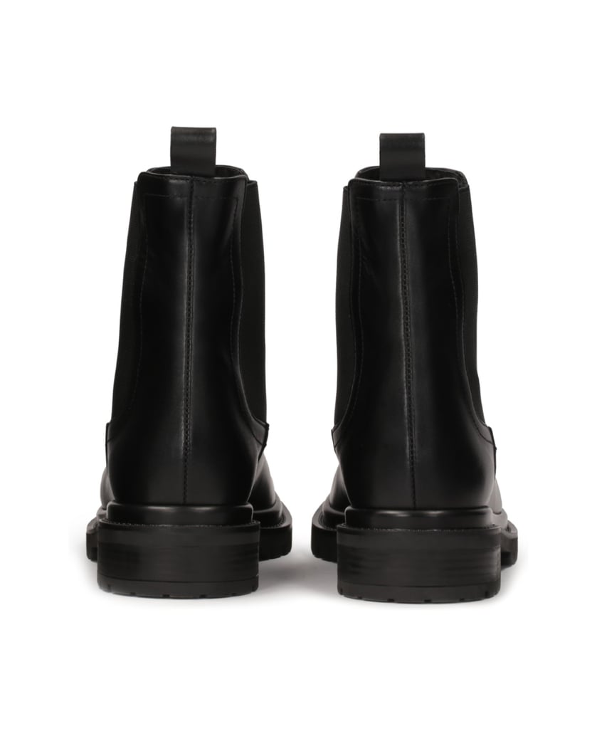 Kazar-Zeitlose-schwarzfarbene-Chelsea-Stiefel-schwarz