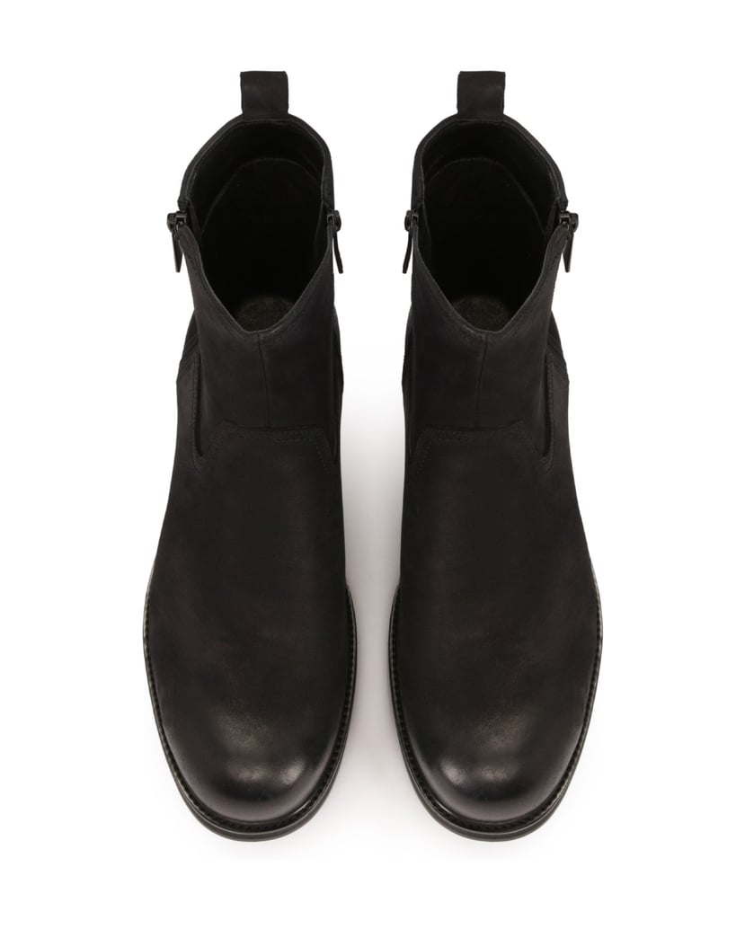 Kazar-Schwarze-Herrenstiefel-aus-kombinierten-Materialien-schwarz
