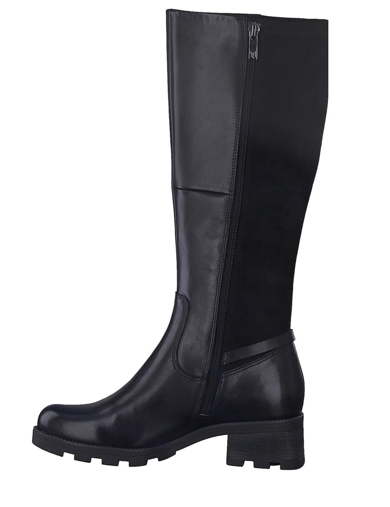 Caprice-Stiefel-silber