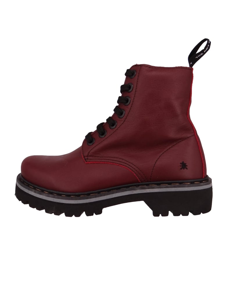 Art-Stiefeletten-rot