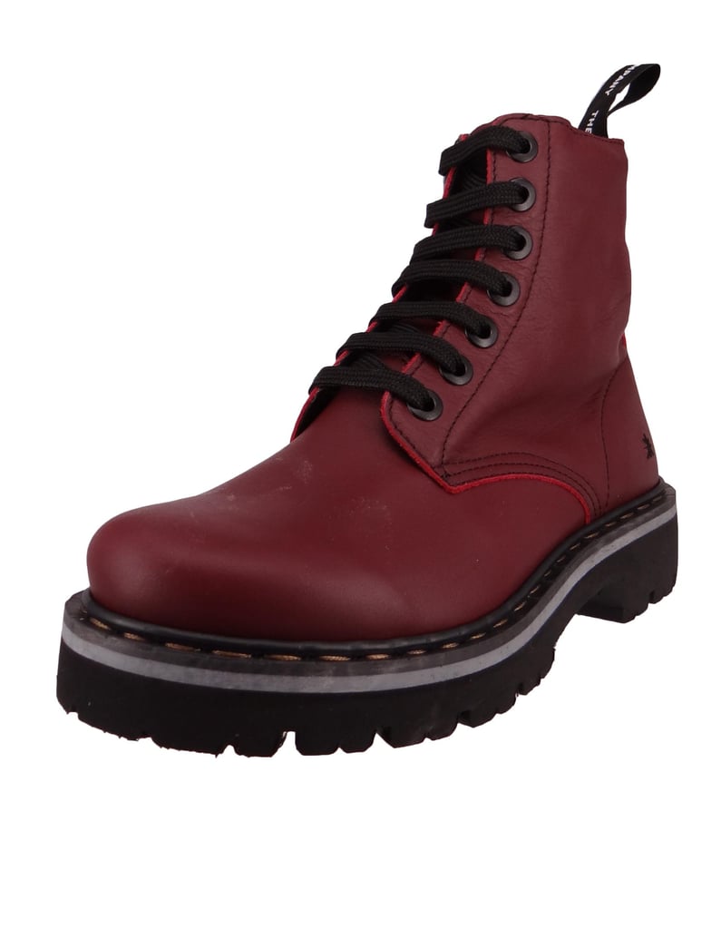 Art-Stiefeletten-rot