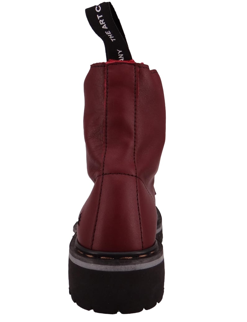 Art-Stiefeletten-rot