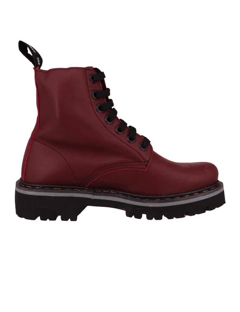 Art-Stiefeletten-rot