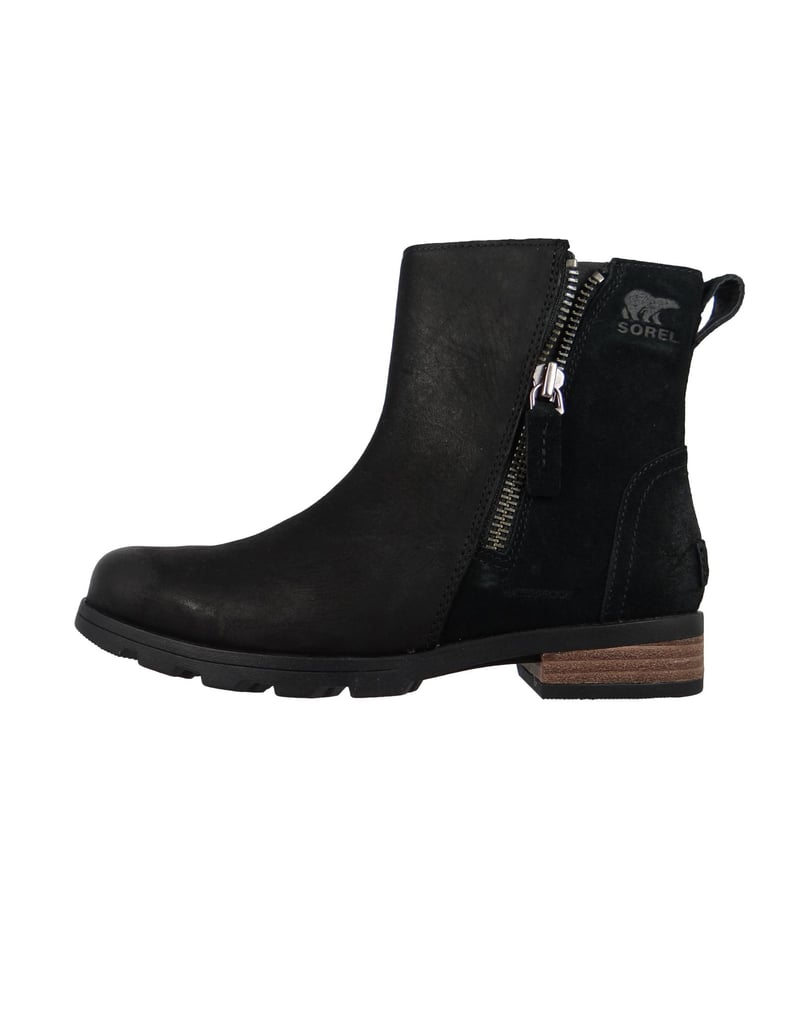 Sorel-Stiefeletten-Emelie-Zip-schwarz