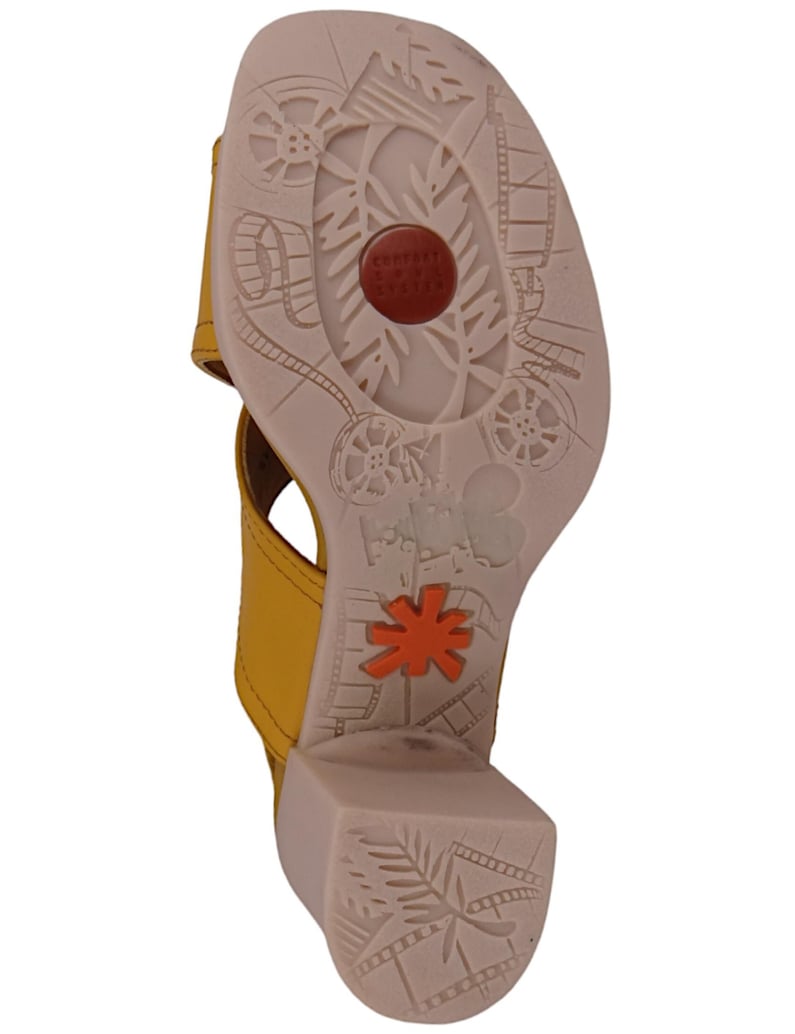 Art-Sandalen-gelb