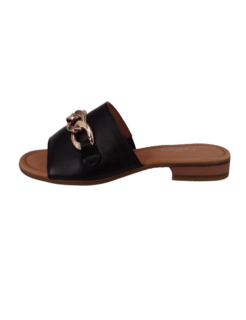Gabor-Sandalen-schwarz