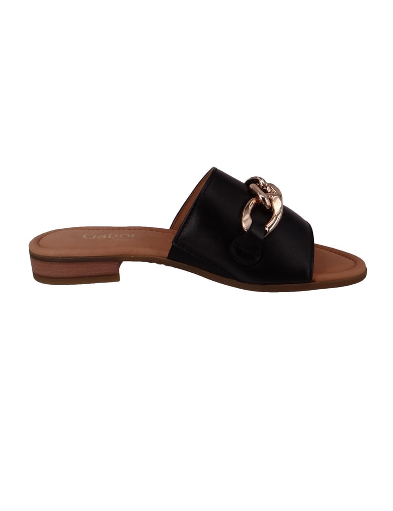 Gabor-Sandalen-schwarz