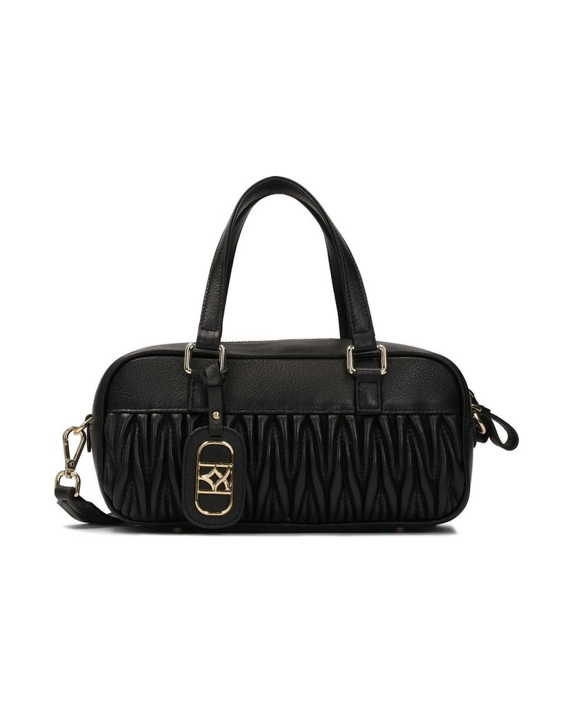 Kazar-Schwarze-Handtasche-mit-einer-interessanten-Form-schwarz