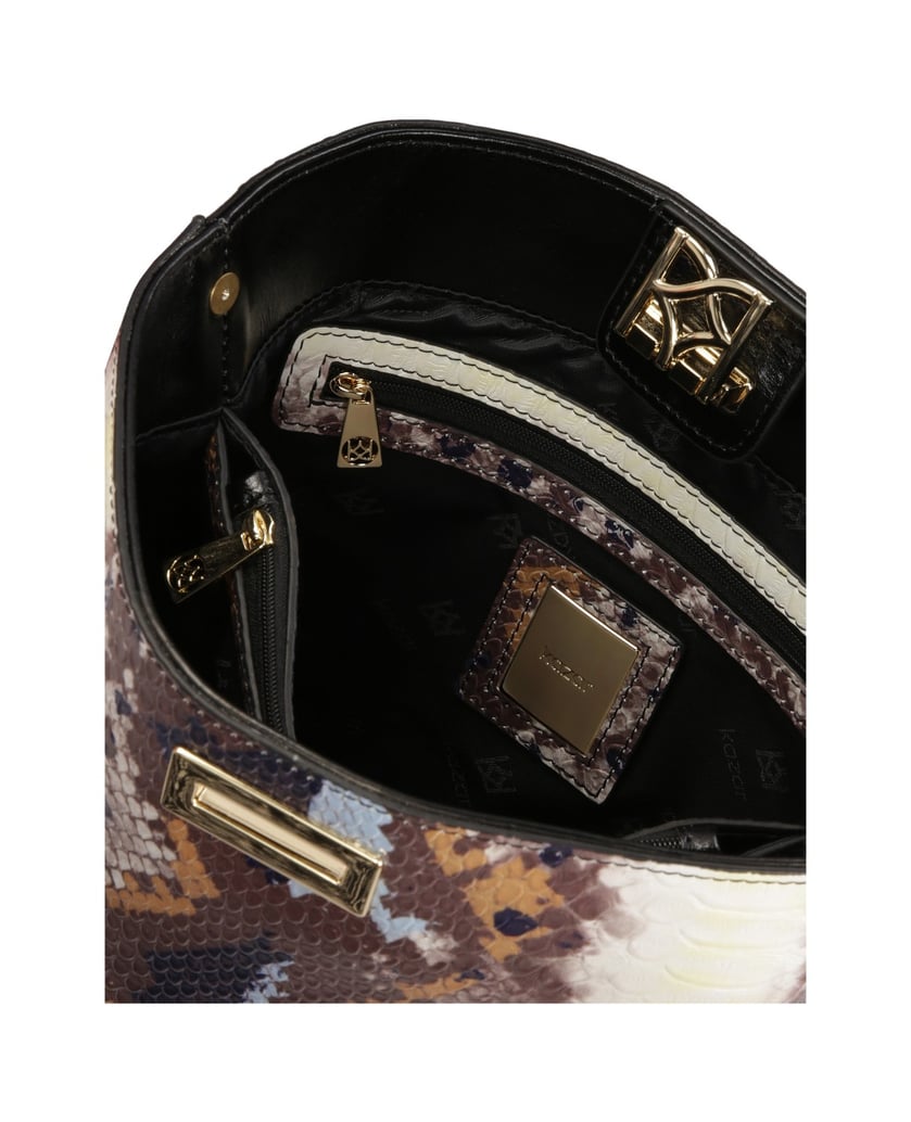 Kazar-Mehrfarbig-gemusterte-Kettenhandtasche-multicolor