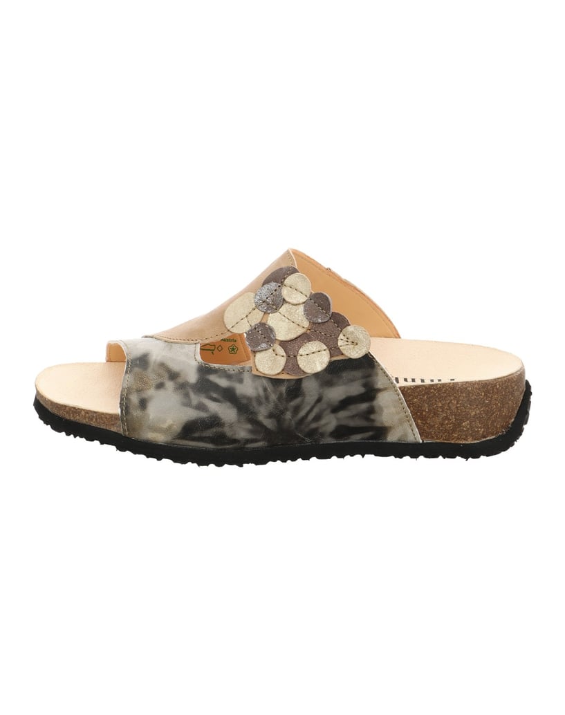 Think-Tieffußbett-Pantolette-MIZZI-multicolor