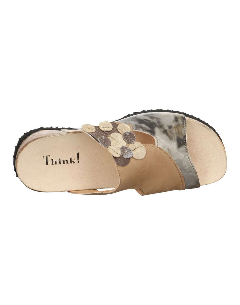 Think-Tieffußbett-Pantolette-MIZZI-multicolor