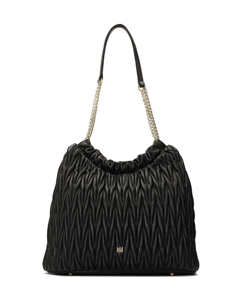 Kazar-Schwarze-gesteppte-Handtasche-in-Taschenform-schwarz