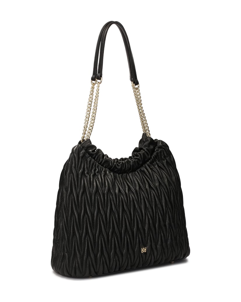 Kazar-Schwarze-gesteppte-Handtasche-in-Taschenform-schwarz