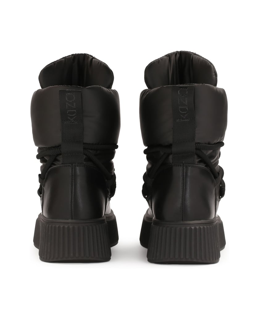 Kazar-Warme-Schneestiefel-aus-Leder-und-Kunststoff-schwarz