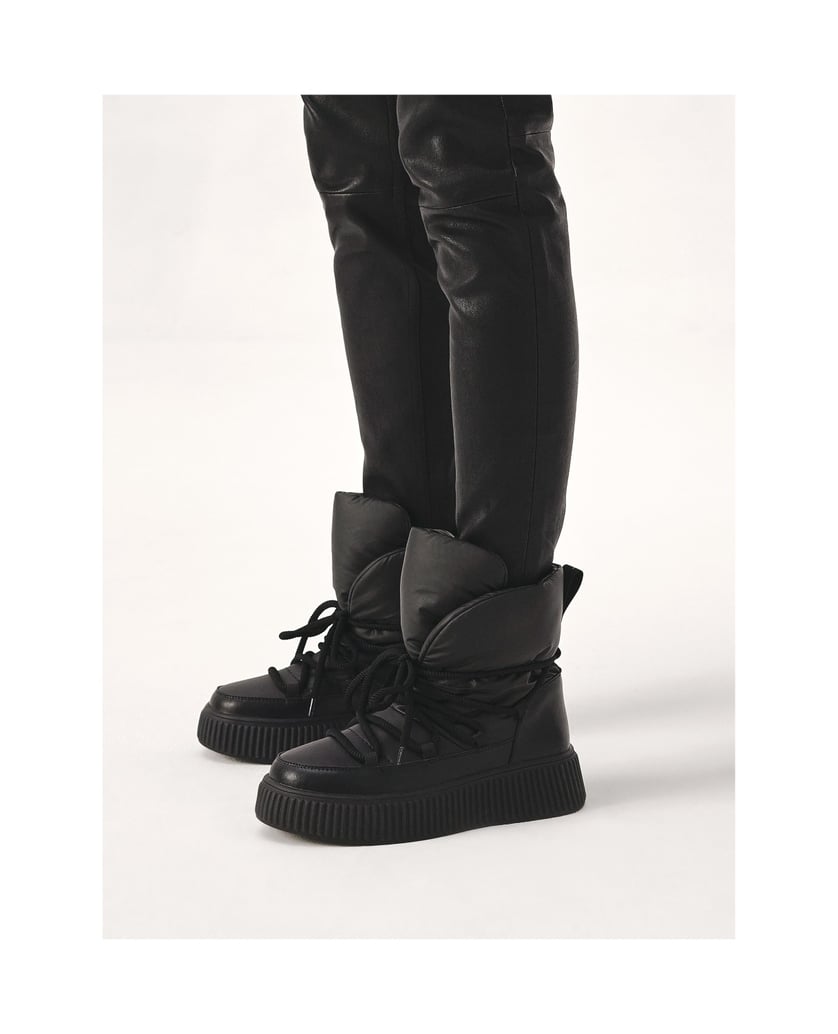 Kazar-Warme-Schneestiefel-aus-Leder-und-Kunststoff-schwarz