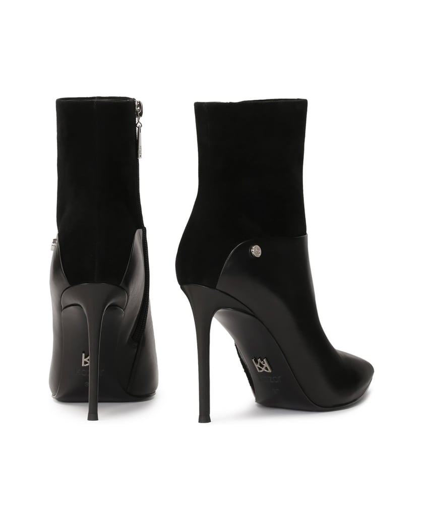 Kazar-Elegante-schwarze-Stiefel-mit-schlankem-Stilettoabsatz-schwarz
