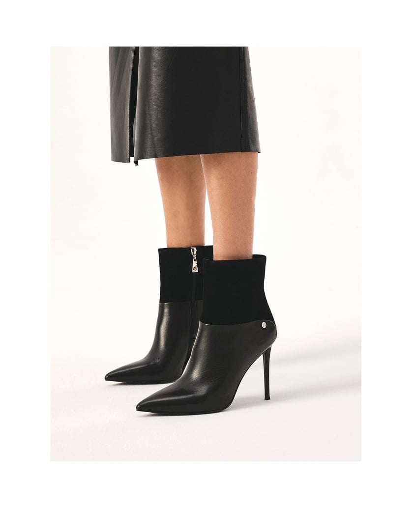 Kazar-Elegante-schwarze-Stiefel-mit-schlankem-Stilettoabsatz-schwarz