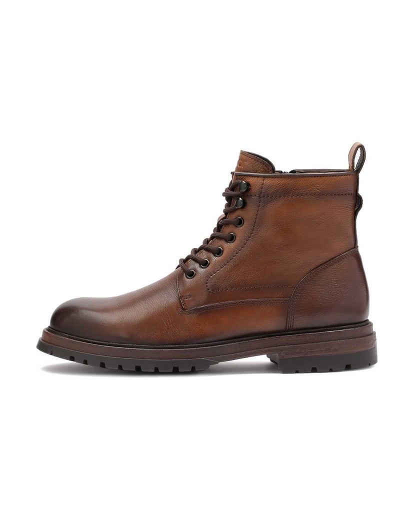 Kazar-Braune-Herrenstiefel-mit-Schnürung-braun