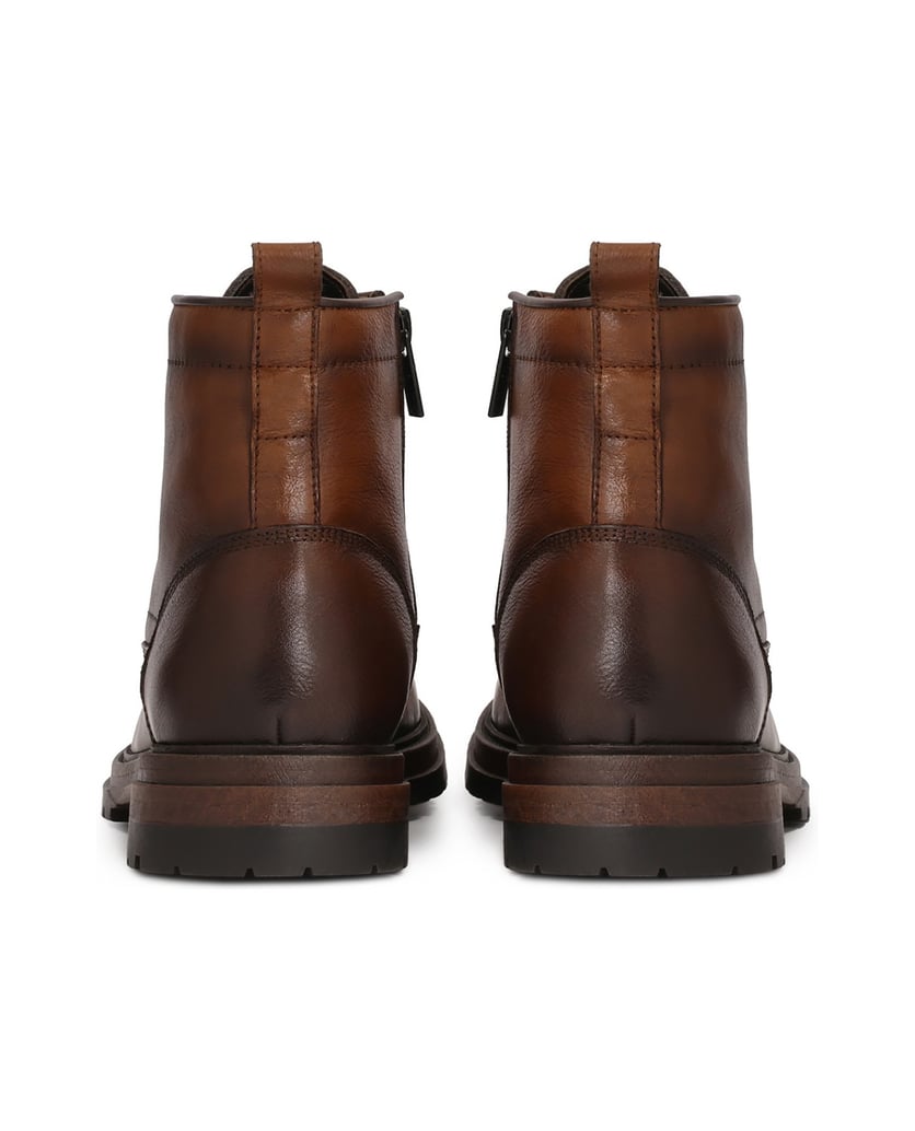 Kazar-Braune-Herrenstiefel-mit-Schnürung-braun