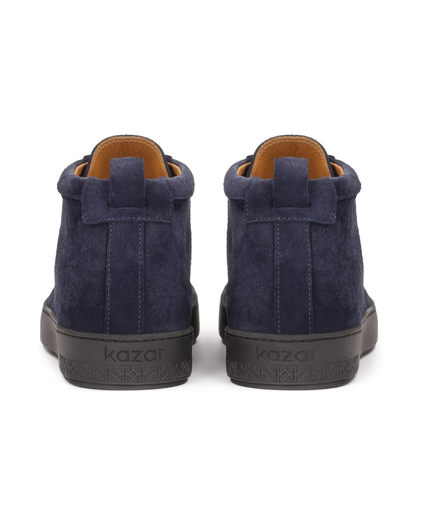 Kazar-Marineblaue-Chukka-Sneakers-aus-Wildleder-dunkelblau