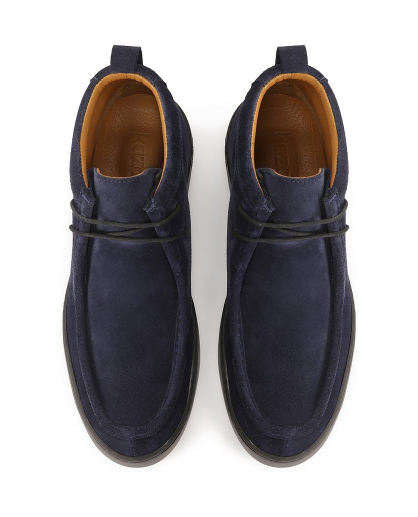 Kazar-Marineblaue-Chukka-Sneakers-aus-Wildleder-dunkelblau