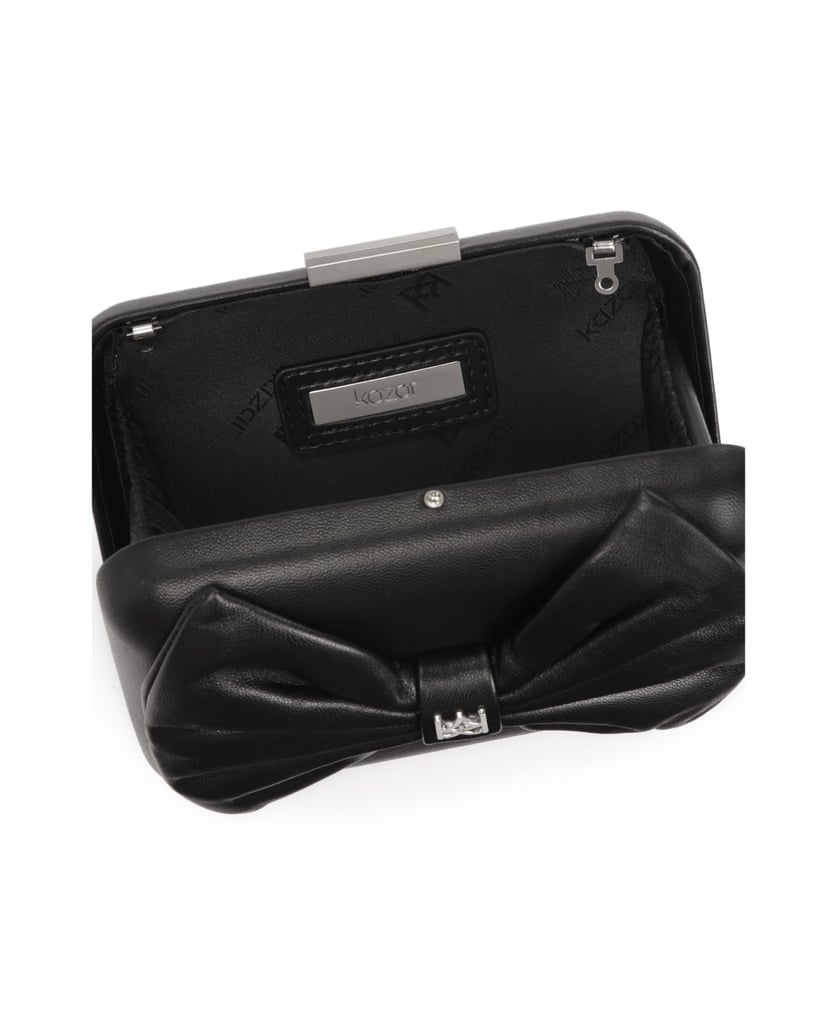 Kazar-Kleine-schwarze-Clutch-Tasche-mit-Verzierung-schwarz