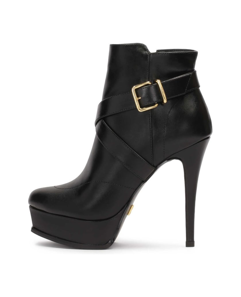 Kazar-Schwarze-Stiefel-mit-hohem-Absatz-und-Plateau-schwarz