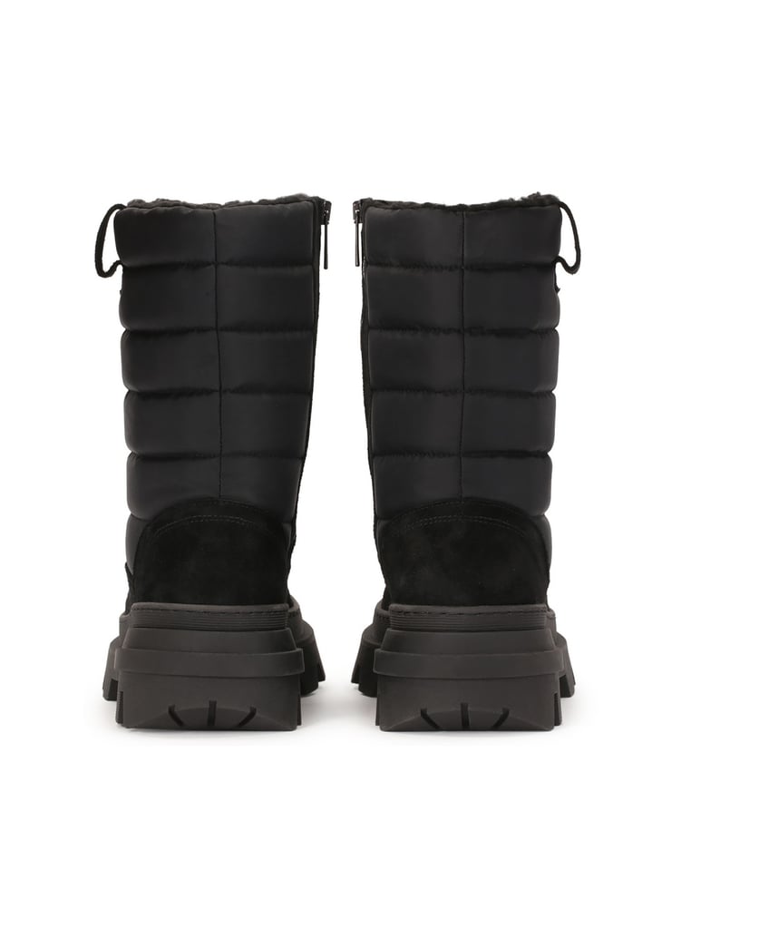Kazar-Schwarze-Herren-Schneestiefel-aus-kombinierten-Materialien-schwarz