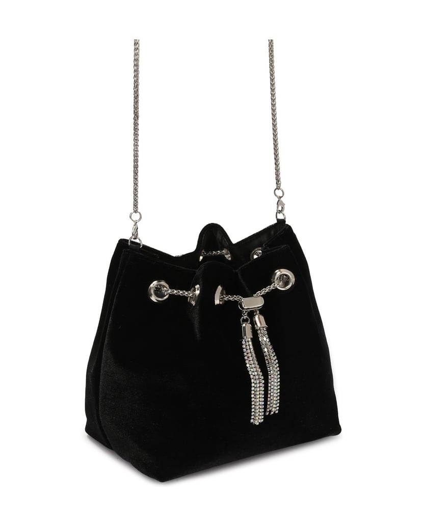 Kazar-Schwarze-Handtasche-aus-weichem-Material-schwarz