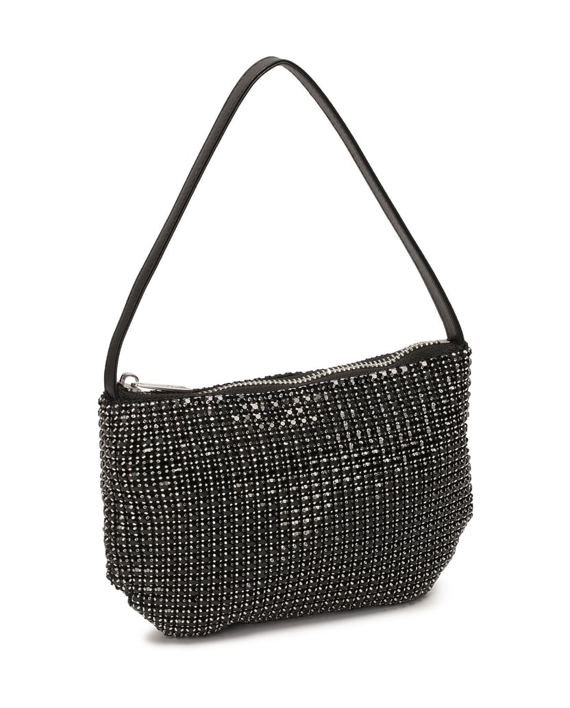 Kazar-Glänzende-kleine-Handtasche-in-schwarzer-Farbe-schwarz